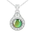 thumbnail image 2 of Bradem Necklaces & Pendants, 925 Sterling Moods Necklack for Women Vintage Openwork Necklack Jewelry Temperature Control Color Change Moods Necklack, 1Pc Necklace, Lady Necklace, 2 of 9