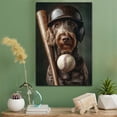thumbnail image 2 of Spinone Italiano Dog Stretched Canvas Size 8x12 – Sports Dog, Perfect for Animal Lovers, Spinone Italiano Dog Canvas, Baseball Canvas Size Wall Art, 2 of 5