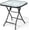 Square, variant on SENYUM Upgrade Patio Bistro Table, Side Table with Tempered Glass Tabletop, Rustproof Frame and Stable X-Shaped Structure, Folding Side Table for Indoor and Outdoor Use