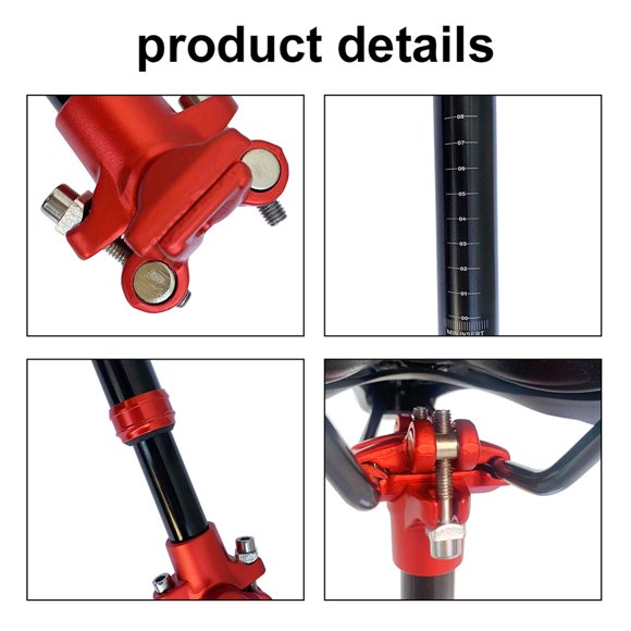 Bicycle seat tube MTB Bike Suspension Seatpost Aluminum Alloy Damping Seat Post Shock Absorber Seat Tube 27.2mm for Mountain Road Bike