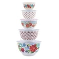 thumbnail image 6 of The Pioneer Woman Melamine Mixing Bowl Set, 10 Piece Set, Spring Bouquet, 6 of 19