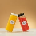 thumbnail image 4 of Brightware Glass Juice Bottles with White Lids – 16 oz – Set of 8, 4 of 8