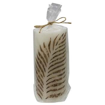 Way To Celebrate Harvest Off-White Pillar Candle, 6"