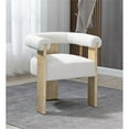 thumbnail image 2 of Meridian Furniture Barrel Dining Chair, Cream (Set of 1), 2 of 7