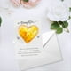 thumbnail image 4 of Regalos del DíA del Padre de la Hija Tarjeta de Regalo con Forma de CorazóN de Cristal Amarillo, Regalo de Recuerdo Conmemorativo para la Madre, 4 of 5