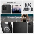 thumbnail image 2 of Funda para teléfono Spigen Mag Armor MagFit iPhone 14 Pro, negro mate, 2 of 8