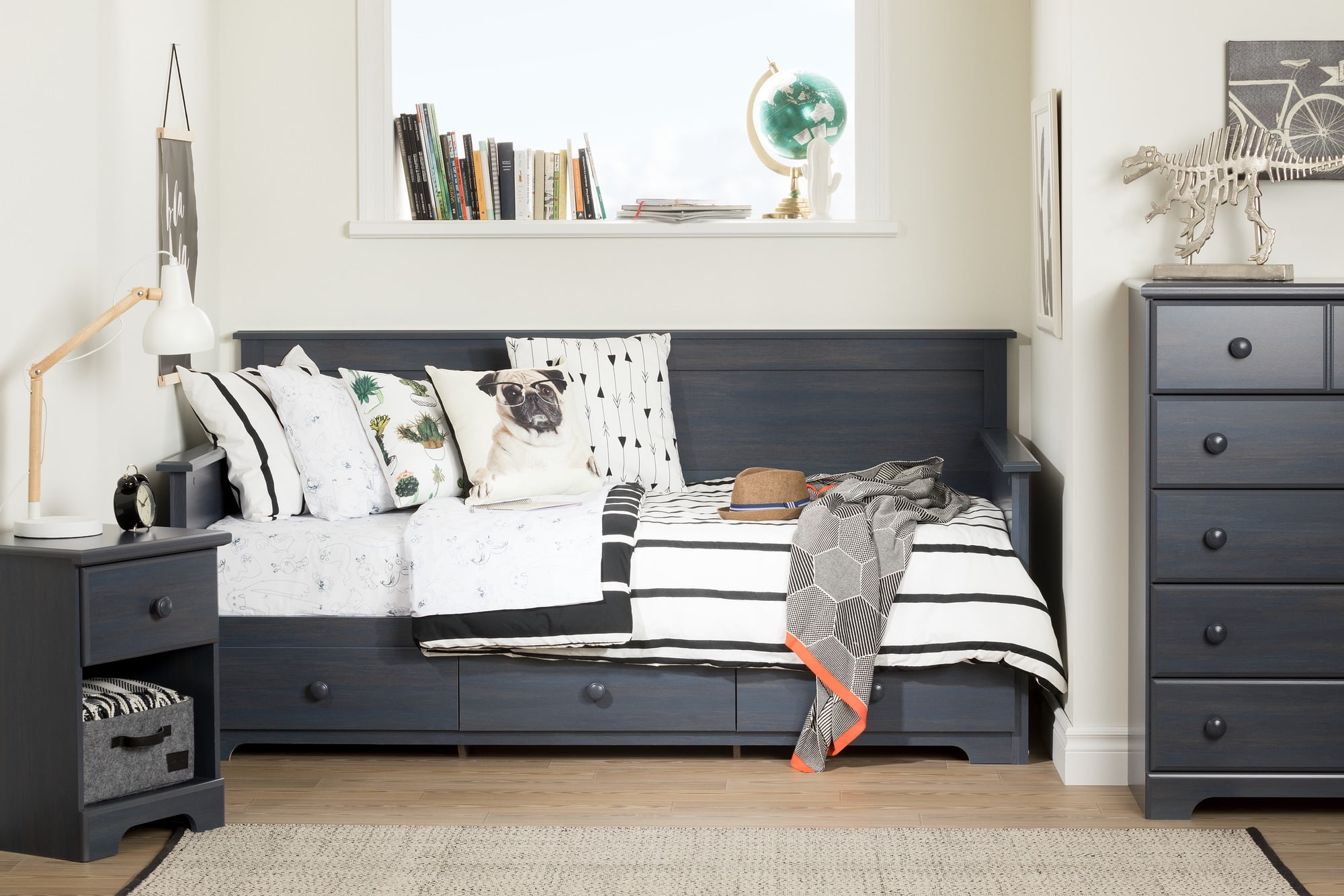 South Shore Summer Breeze Twin Daybed with Storage 39