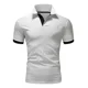 thumbnail image 1 of Playeras Hombre Y Tipo Polo Botones Slim Manga Moda Casual, 1 of 7