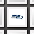 thumbnail image 4 of Gallery Pops NFL Seattle Seahawks - Primary Mark Wall Art, White Framed Version, 12" x 12", 4 of 5