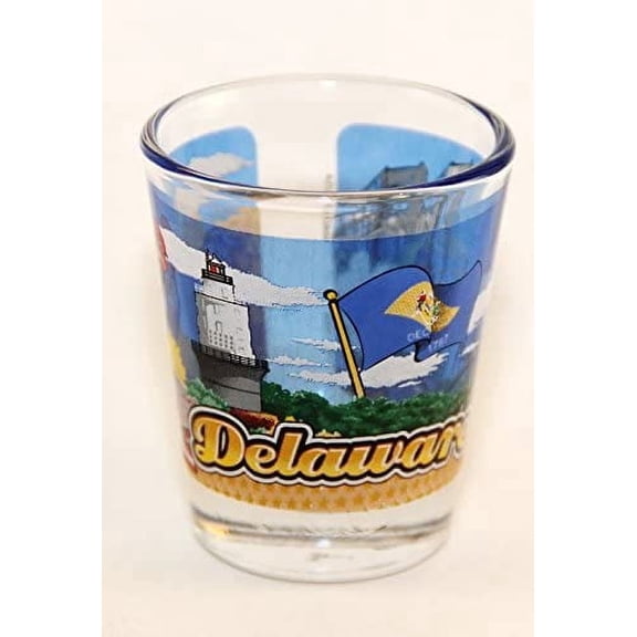 Delaware State Wraparound Shot Glass