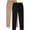 Khaki, variant on Men's Hop Casual Pants Solid Color Track Workout Joggers with Lace Up Design and Pocket Stylish Comfortable 2 Pack 2PCS