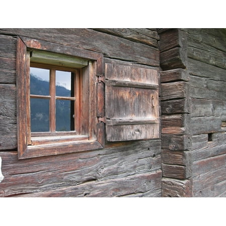 Timber Frame Builders - Framed Art For Your Wall Rustic Wooden Windows Shutter Timber Façade Window 10x13 Frame