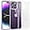 Transparent, variant on Shockproof Clear Case for iPhone 14 Pro, [Not Yellowing] [10FT Military Drop Protection] Hard Clear Back Four Corner Airbags Drop Protection Phone Cover, 6.1 inch, Transparent