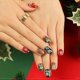 thumbnail image 5 of Christmas Nails Short,Xmas Fake Nails,Red Green Theme Nail,Cute Christmas False Nails for Women With Press Gel Adhesive,Elegant Art Decorations,Xmas N, 5 of 5