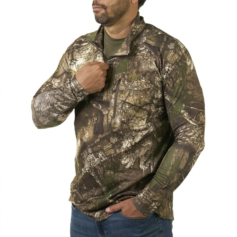 Realtree APX Men's Hunting 1/4 Zip Pullover, New - Walmart.com