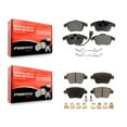 thumbnail image 1 of Positive Plus Front Rear Semi-Metallic Brake Pads Kit for Car 2012-2014 Volkswagen Passat KPF-100148, 1 of 8