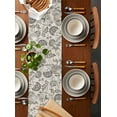 thumbnail image 5 of Spring Floral Table Runner Vintage Summer Botanical Farmhouse Tablerunners 13 x 120 Inch, Table Decorations Tabletop Scarf for Summer Gathering Holiday Farmhouse Kitchen Dining Decor, 5 of 6