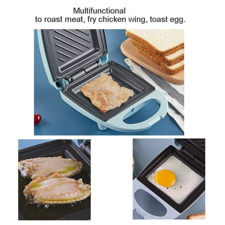 

CHNGTO Fast Heating Multifunction Toaster Sandwich Maker for Quick and Easy Breakfast Making in the Kitchen - Baking Pan Roast Meat Omelette Ready