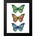 thumbnail image 2 of Nieman, Rachel 19x24 Black Modern Framed Museum Art Print Titled - Stacked Wonderful Butterflies, 2 of 5