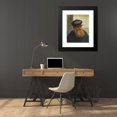 thumbnail image 4 of Michael Ancher 20x24 Black Modern Framed Museum Art Print Titled - A Skagen Fisherman with the Sea in the Background (1912), 4 of 5