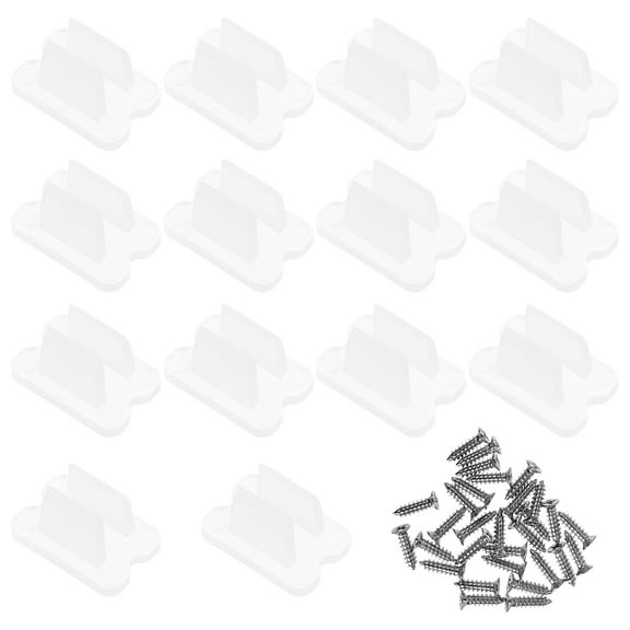 WHAMVOX 30pcs Led Rope Light Mounting Clips Neon Rope Light Strip Bracket Support Fixing Clamps Led Strip Mounting Clips Holder With Screws