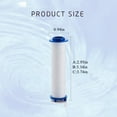 thumbnail image 2 of ABCISI Ion Drops Shower Head Filters, 3.34 Inch PP Cotton Filter Cartridge, Turbo Showerhead, Shower Head with Filter for Detachable (A20*pc, 3.34 * 0.94 In), 2 of 8