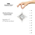 thumbnail image 4 of Woodstock Wind Chimes Woodstock Rainbow Makers Collection, Woodstock Shimmers, Crystal 5" Silver Wind Shimmer SHCP, 4 of 8