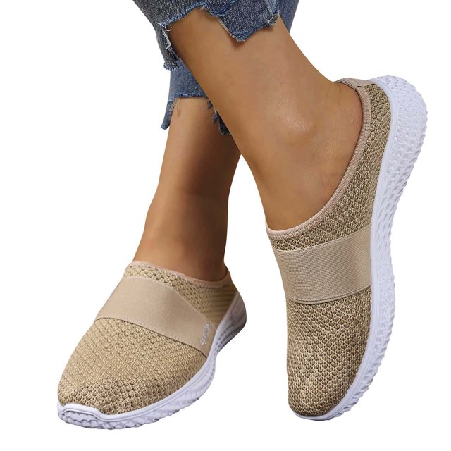 Zapatos de malla cómodos, ortopédicos ajustables para caminar, para personas mayores con artritis, de mediana edad y mayores, zapatos de talla grande para mamá y papá, zapatos casuales.