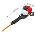 thumbnail image 2 of CNCEST 52cc 2Stroke Gasoline Hand-held Rock Drill Breaker (One Tip and One Flat), 2 of 8