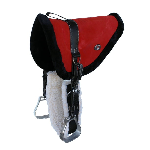 Horse SADDLE PAD Western Suede Leather Bareback Stirrups 39148153 Horse SADDLE PAD Western Suede Leather Bareback Stirrups 39148153