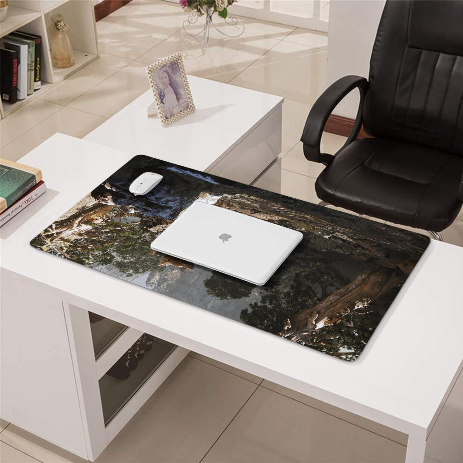 Wukong Gaming Mouse Pad No Skid Fashion Rubber Mousepads for Table Desk Alpine Scenery Big Trees ) Mousepad Gaming for Computer Wireless Mouse Decoration (31.5x15.7in)