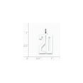 thumbnail image 2 of FB Jewels Sterling Silver Rhodium-plated Small Elongated Pol Number 20 Charm, 2 of 2