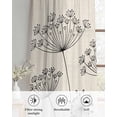 thumbnail image 6 of Farmhouse Dandelion Sheer Curtains 84 Inch Length 2 Panels Set for Living Room/Bedroom, Spring Modern Minimalist Country Flower Kitchen Curtains Grommet Curtains Window Treatments 52"x84"x2, 6 of 7