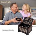 thumbnail image 3 of Music Box Wooden Hand Crank Music Boxes You Are My Sunshine Musical Box Gift For Birthday, 3 of 5