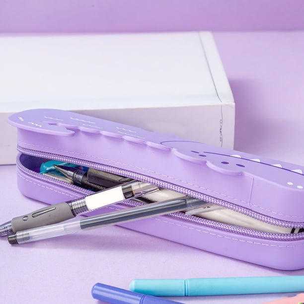 Estuche De Silicona Para Lápices, Portalápices Flexible E Impermeable, Organizador De Gran Capacidad Para Material Escolar, Herramientas De Arte Y Papelería.
