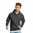 thumbnail image 2 of Men’s Hoodie Classic Red Pullover Sweatshirt Soft Fleece Adjustable Drawstring Hood Kangaroo Pocket Fall Winter Men Clothing,Size S-4XL, 2 of 5