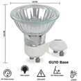 thumbnail image 1 of Gu10 35 Watt Halogen Reflector Light Bulb Warm White Dimmable, Gu10 Halogen 35w Halogen Bulbs, Gu10 Dimmable Warm White xc, 1 of 4