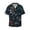 Joystick Gamepad, variant on Ladybug Pattern Print Men's Wrinkle Free Untucked Cuban Shirt Business Casual Button Down Shirts Short Sleeve Shirt