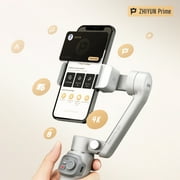 ZHIYUN Smooth Q3 Combo Package [Official ] Phone Gimbal 3-Axis Flexible Smartphone Handheld Stabilizer Gray with Fill Light for iPhone