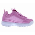 thumbnail image 2 of FILA Disruptor II Premium Metallic Womens Shoes Size 6.5, Color: Lady Slipper/White, 2 of 5