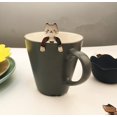 thumbnail image 4 of Nuevo 2 uds cuchara de café y té de acero inoxidable Mini gato mango largo cuchara creativa herramientas para beber utensilios de cocina cubiertos vajilla brillar Hogar, 4 of 5