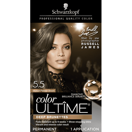 Schwarzkopf Color Ultime Permanent Hair Color Cream, 5.5 Medium Parisian (Best Home Hair Dye For Brown Hair)