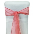 thumbnail image 2 of Darling Souvenir Pack Of 25 Organza Chair Sashes Bow Sash For Wedding & Events Supplies Party Decoration Chair Cover Sash - Colors Available, 2 of 4