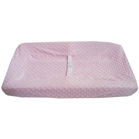 American Baby Company Heavenly Soft Minky Dot Fitted Contoured Changing Pad Cover