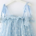 thumbnail image 4 of Ulitacool Girls Holiday Dresses O Neck Snowflake Sequin Dress Dance Party Dresses Clothes Sleeveless Sundress Fashionable Wear Blue 2-3 Years, 4 of 4