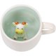 thumbnail image 1 of Taza de café 3D, linda figura de animal hecha a mano, taza de té de cerámica, Navidad, cumpleaños, regalos del día de la madre para amigos, familiares o niños (blancoDinosaurio), 1 of 5