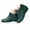 Green, variant on Rubber Rain Boots for Women Waterproof Chelsea Boots Short Ankle Spot Wedge Heel Rain Shoes