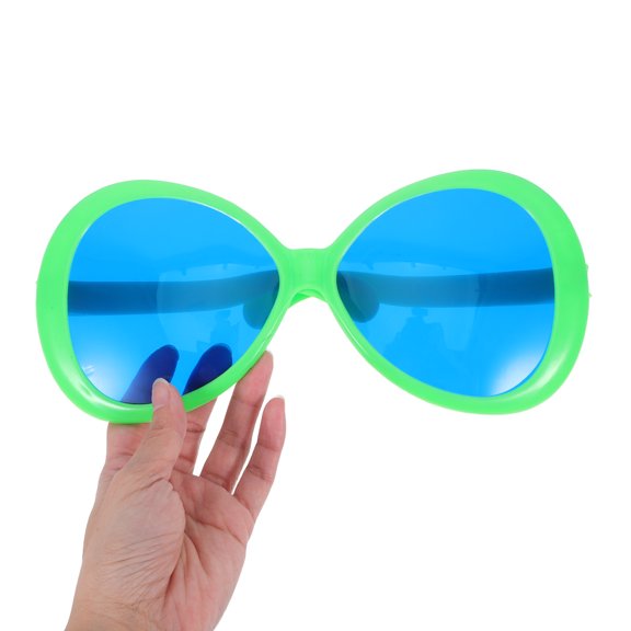 ELAYARD Back to School 2PCS Giant Sunglasses Novelty Sunglasses Plastic Fashion Statement Travel