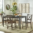 thumbnail image 7 of TMS Virginia Indoor Cross-Back Dining Chair, Set of 2, Espresso, 7 of 7