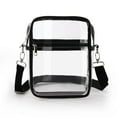 thumbnail image 6 of Clear PVC Stadium Bag | Transparent Crossbody Chest Bag for Men & Women | Large Capacity Security Approved Shoulder Bag | 20x15x6cm, 6 of 9